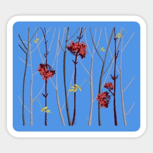 red berries Sticker